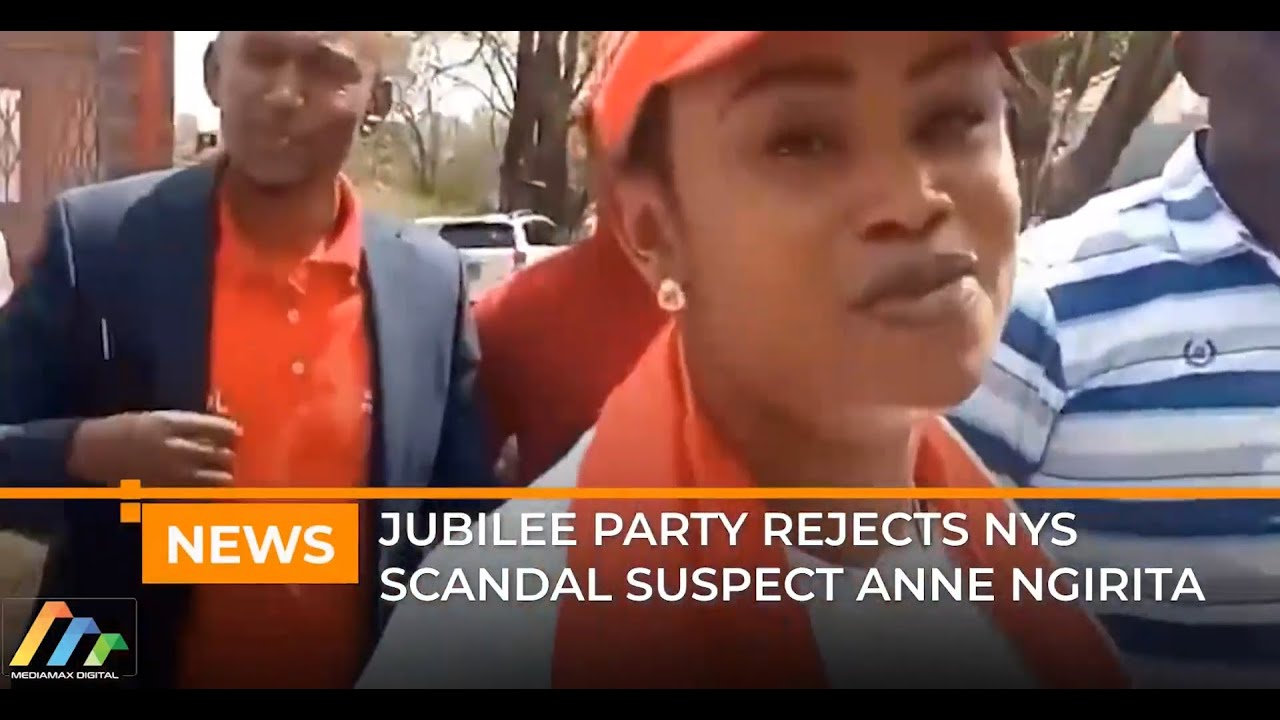 Jubilee party rejects NYS scandal suspect Anne Ngirita.