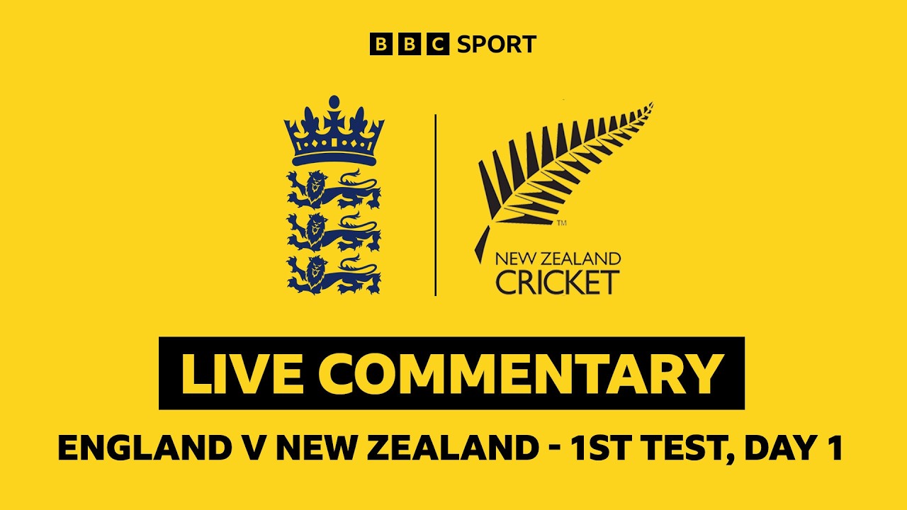 BBC Test Match Special Audio | England v New Zealand | 1st Test - Day 1 | Lord's