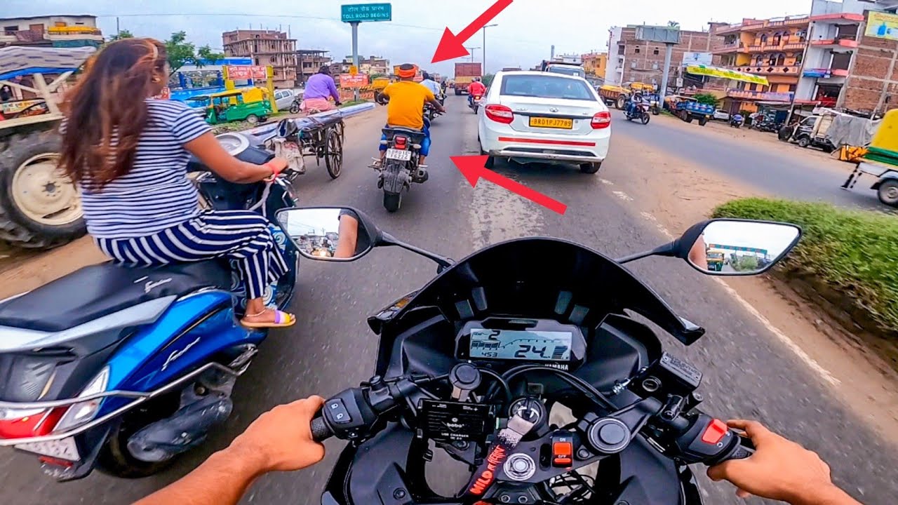 Suddenly He Started Race with Me 🤬 | R15 V3 vs YAMAHA FZ 3.0 | Daily Observation