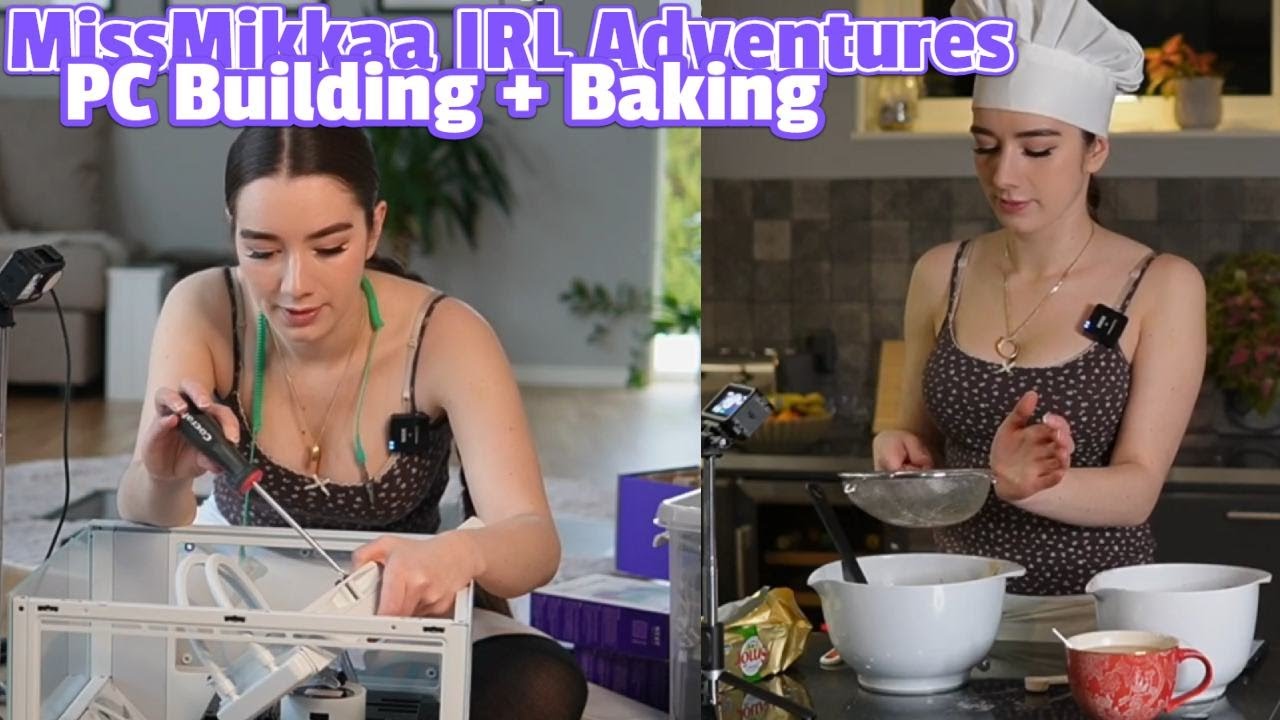 IRL | PC Building and Cake Baking | MissMikkaa