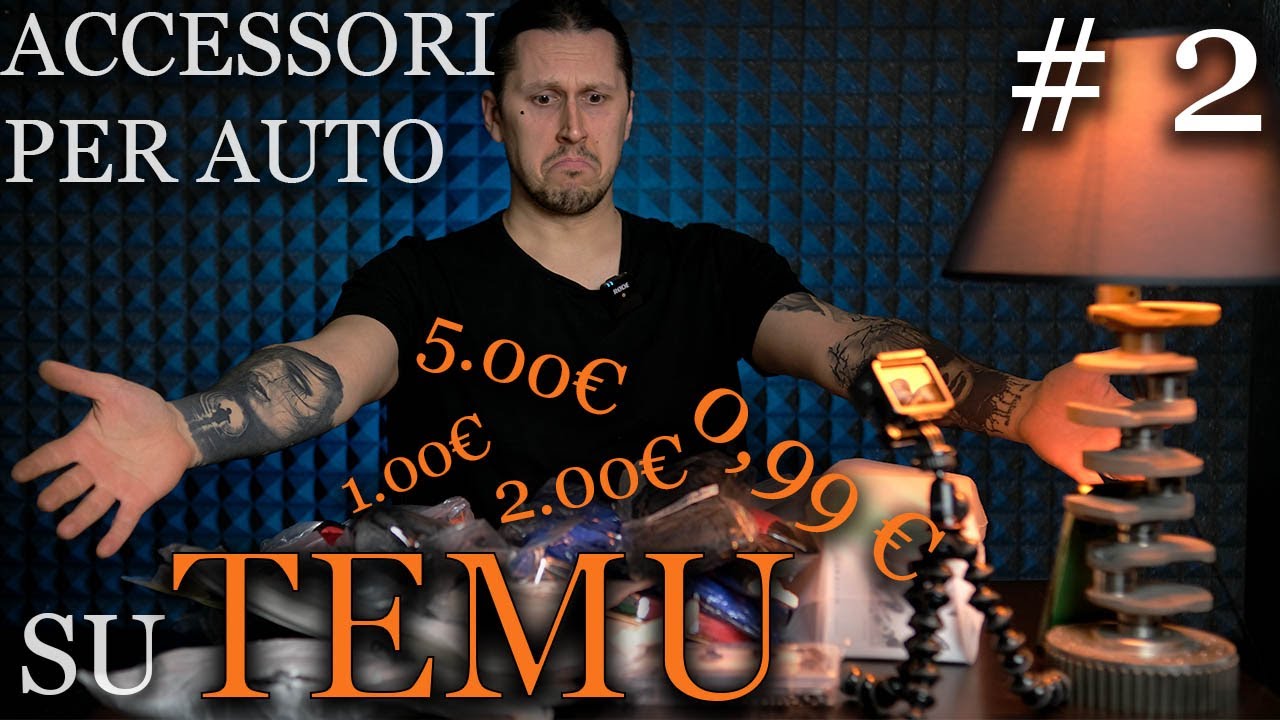 MEGA UNBOXING 160€ DI ACCESSORI PER AUTO/GARAGE SU TEMU | Recensione ONESTA-PART #2