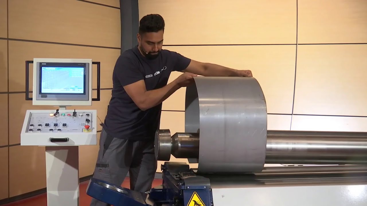N D C Soluções | Calandragem de vários raios Calandra 4 Rolos 4HEL e CNC PGS Ultra Faccin