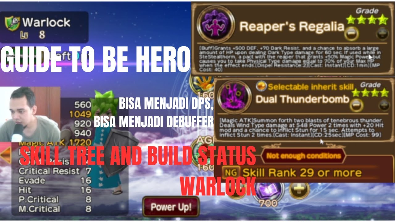 SKILL TREE & BUILD STATUS WARLOCK - GENSOKISHI 2025