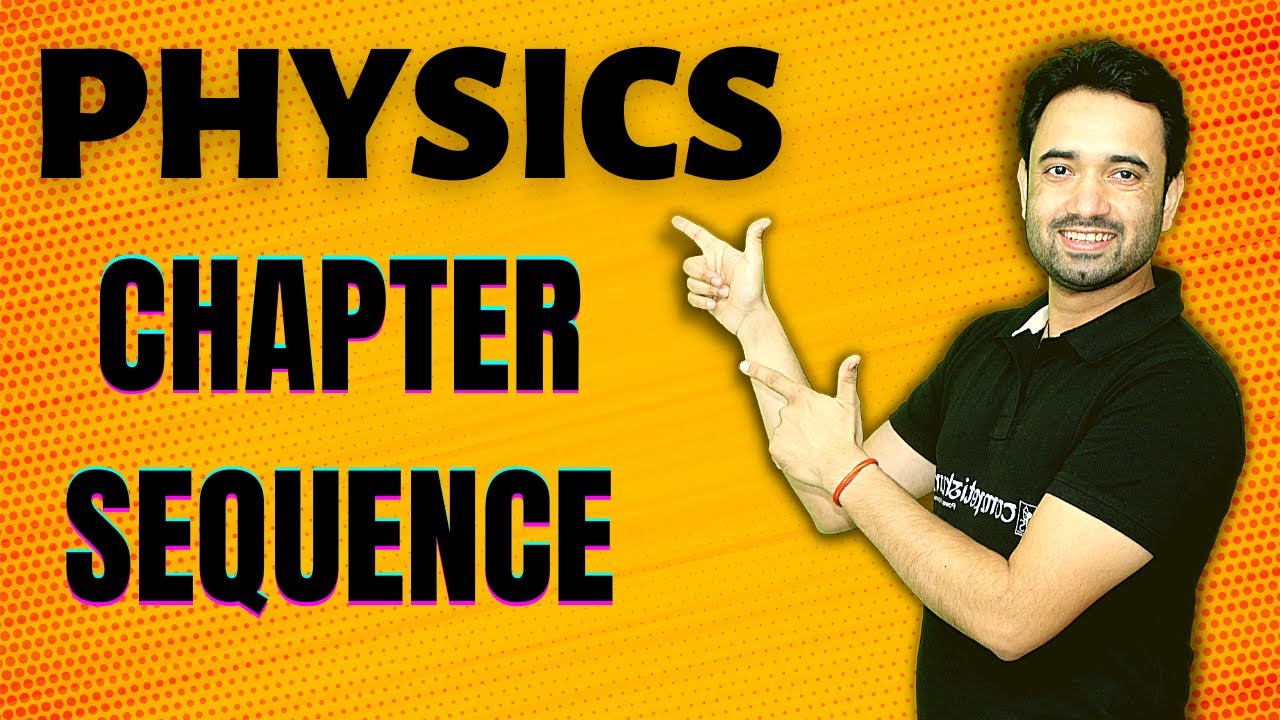Chapter Sequence of PHYSICS to be followed for class 12th students | Target JEE Main 2022 IIT Adv|