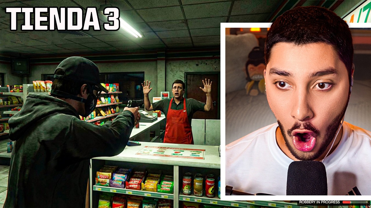 Robando TODAS las TIENDAS de GTA 5 (c/. El Ultimo Circulo) - Kesto