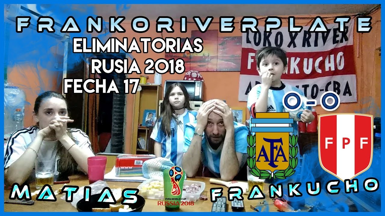 Argentina 0 Peru 0 | Reacciones de Hinchas de Argentina | Eliminatorias Rusia 2018 | fecha 17