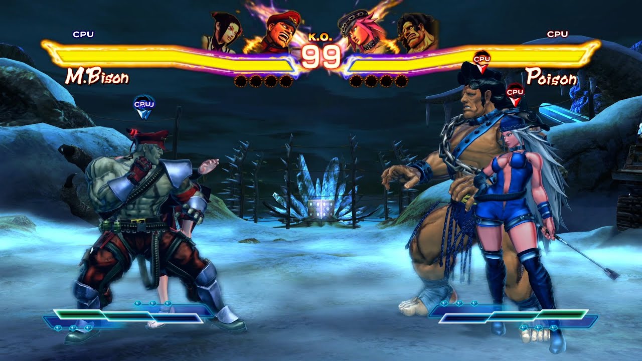 M. Bison & Juri против Poison & Hugo! Street Fighter x Tekken!