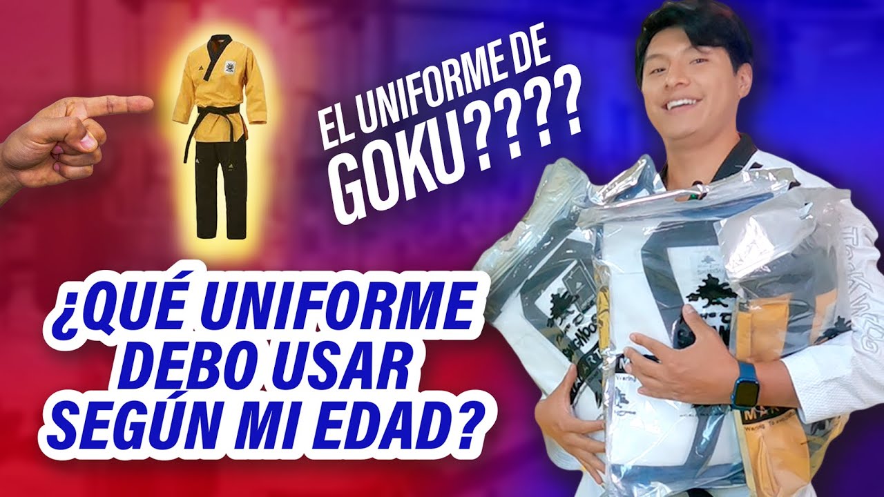 ¿Qué UNIFORME usar en TAEKWONDO según tu EDAD?
