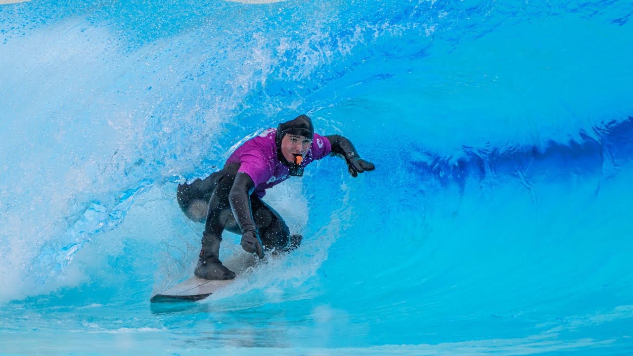 Surfing PERFECT BARRELS in the Virginia Beach Wavepool!