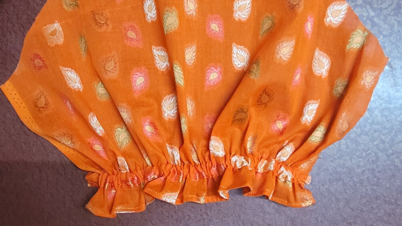 elastic  puff sleeves cutting and stitching l l trending sleeves design making #@SheSewFancy