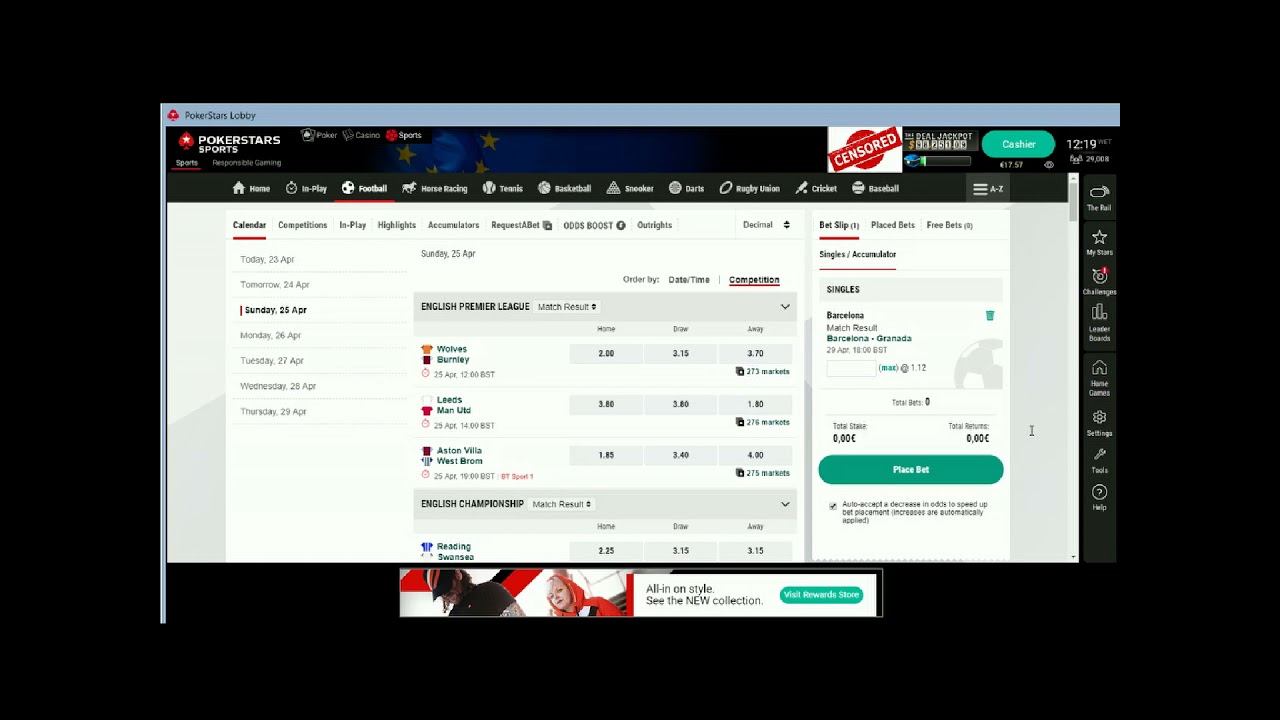Betstar #9 (€17.57)