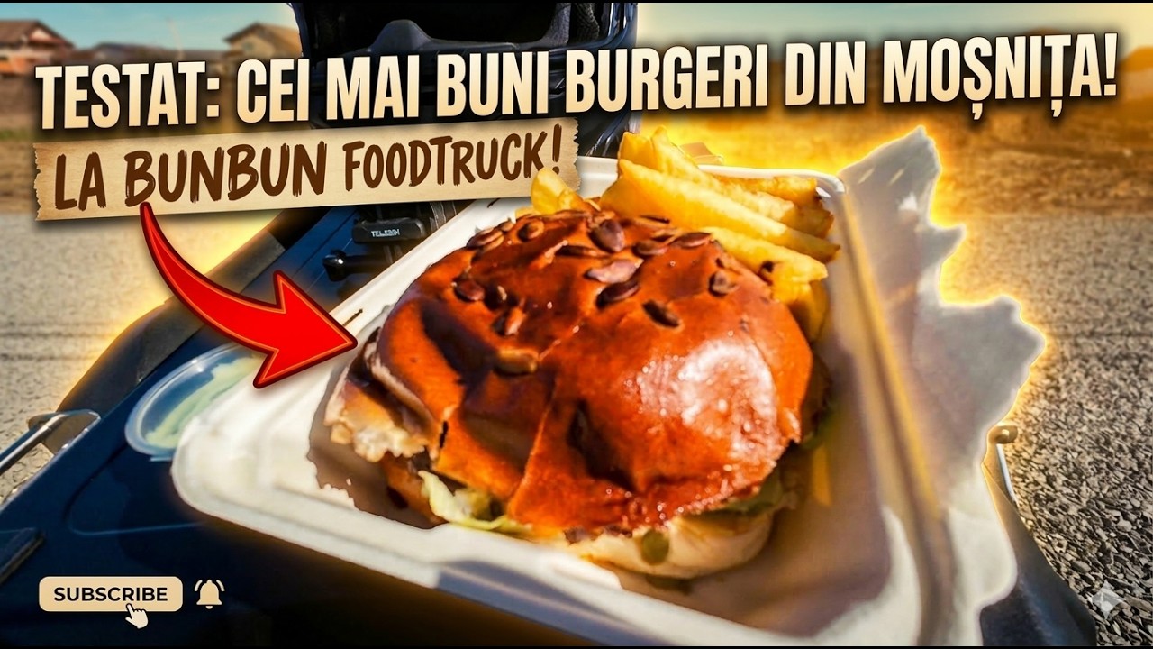 Cei mai buni burgeri din Moșnița, lângă Timișoara - BUNBUN FOOD TRUCK (scuze de vântul din fundal)