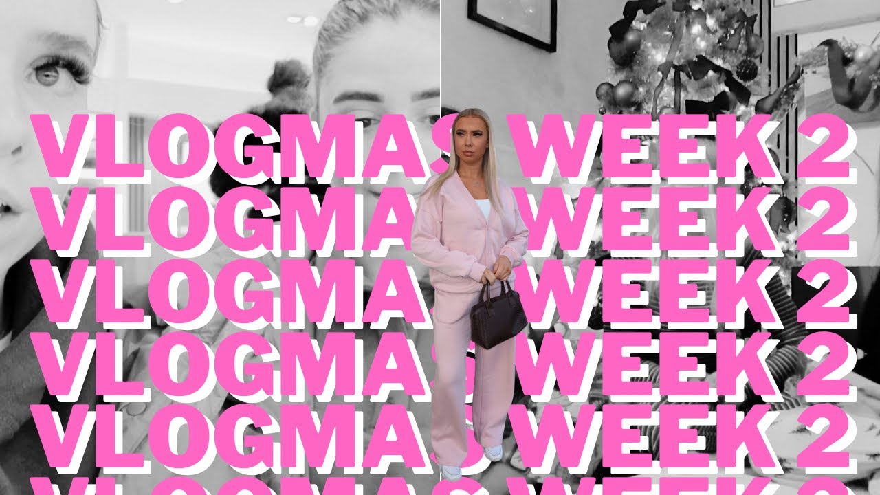 VLOGMAS WEEK 2 | Shopping, starting marathon training, pre workout fail, advent calendar opening!!🫧💖