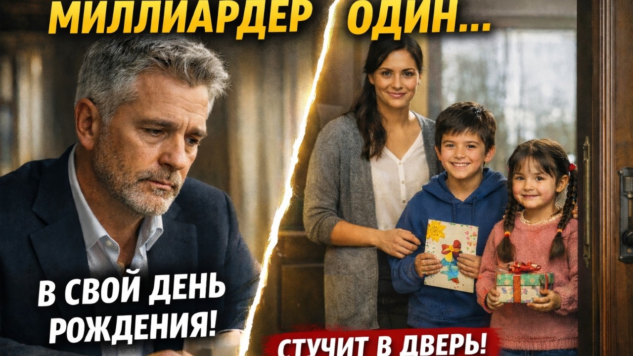 Миллиардеру никто не поздравил с днём рождения… Пока няня с детьми не постучала в дверь