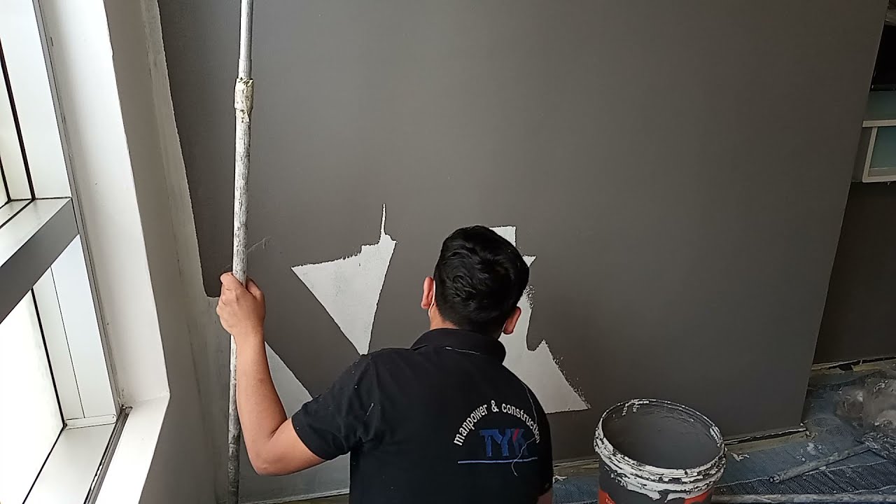 CARA MENGECAT DINDING PAKAI ROL