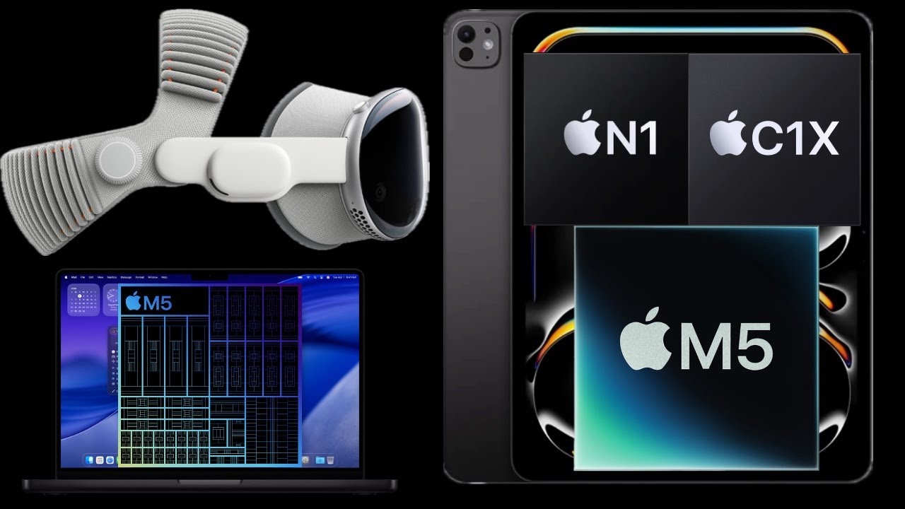 Apple Announces M5 MacBook Pro and Apple Vision Pro, iPad Pro with N1 and C1X