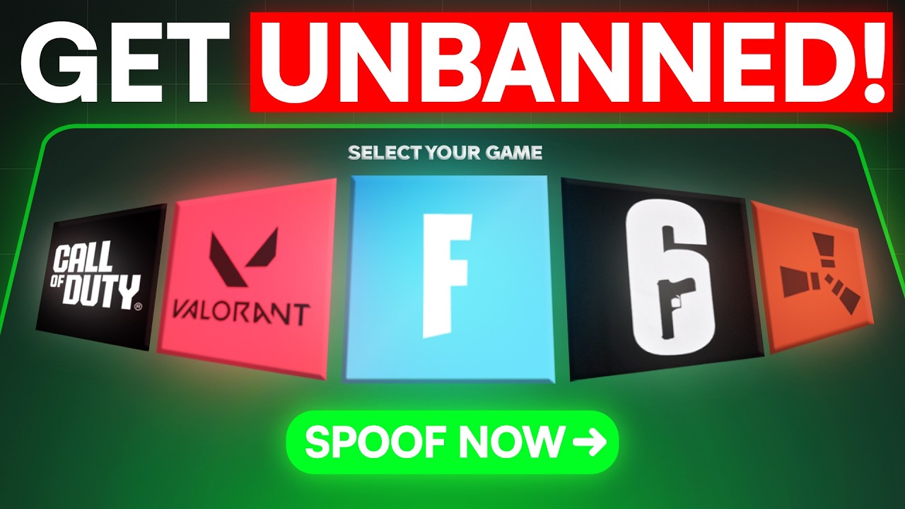 HWID Spoofer - The FASTED Way To Get UNBANNED From ANY Game!