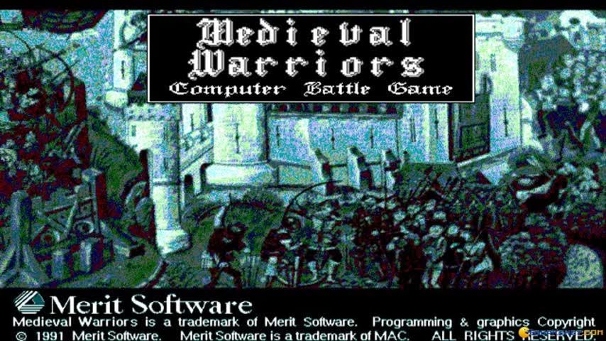 Medieval Warriors gameplay (PC Game, 1991)