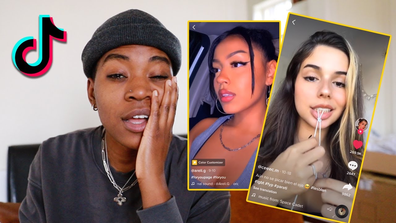 Reacting to *ACTUALLY GOOD* Lesbian Thirst Traps on Tik Tok