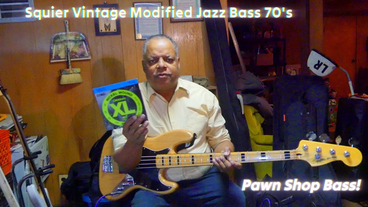 Bionic Bass Player Episode #57 Squier Vintage Modified Jazz Bass 70's + D'Addario Strings