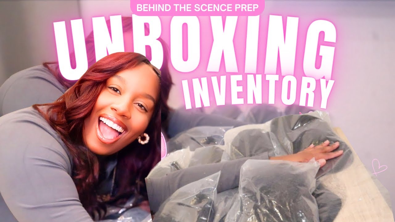 Watch Me Unbox Inventory at 3AM for My Hair Business Launch | Late-Night Hustle!