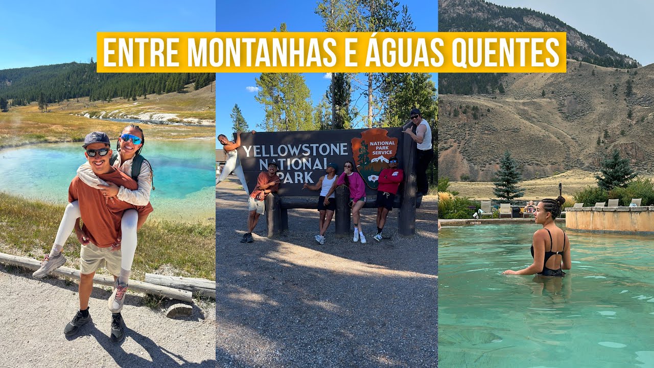 Viagem de RV no Yellowstone | Hot Springs, Natureza e Aventuras com Amigos 🌋🚐