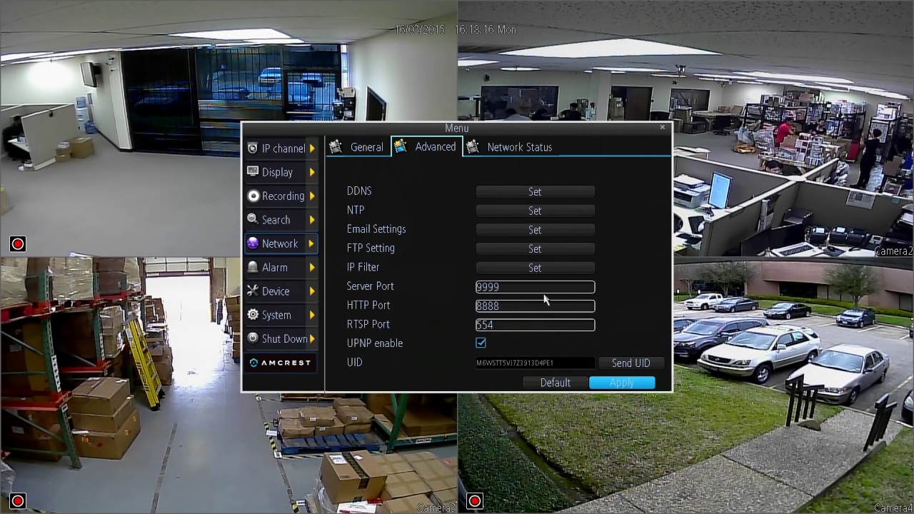 960H - Remote Access Setup for PC (UPnP)