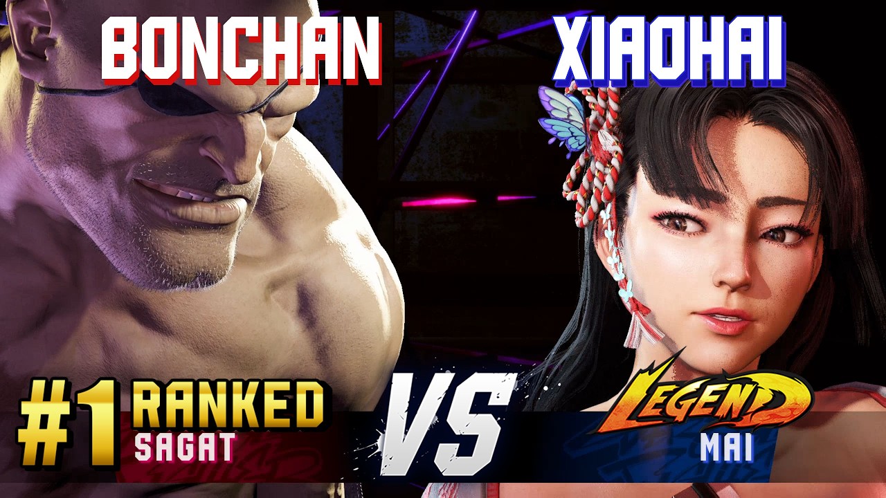 SF6 ▰ BONCHAN (#1 Ranked Sagat) vs XIAOHAI (Mai) ▰ High Level Gameplay