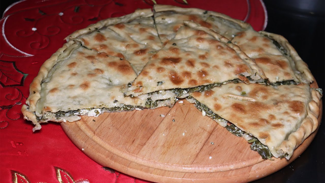 Byrek Korçe me dy pete me spinaq | Burek with spinach | Spinach pie