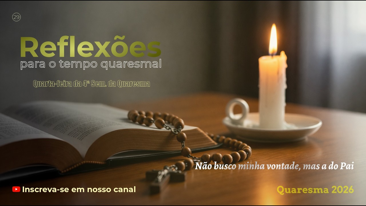 Não busco minha vontade, mas a do Pai