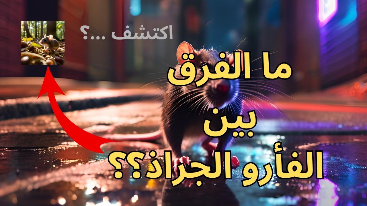 الفئران و الجرذان | ايه الفرق بينهم