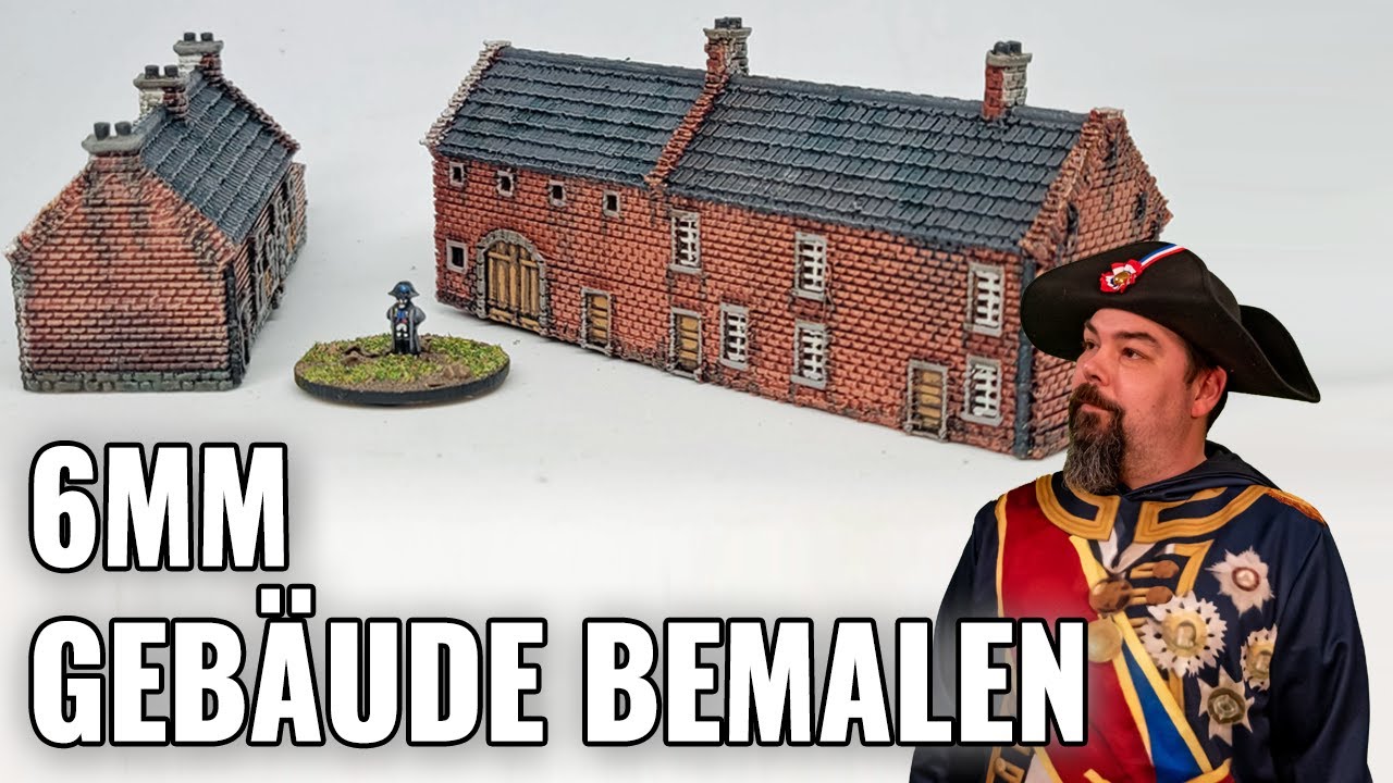 Zu klein? Niemals! Wie man 6mm Gebäude bemalt.