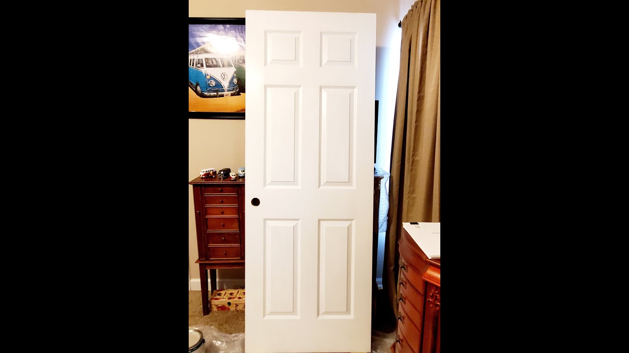 ASMR | Painting A Door | Scratchy Brush Sounds (No Talking)