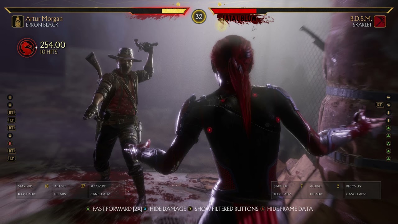 Mortal Kombat 11 | Erron Black vs Skarlet (Lenzai)