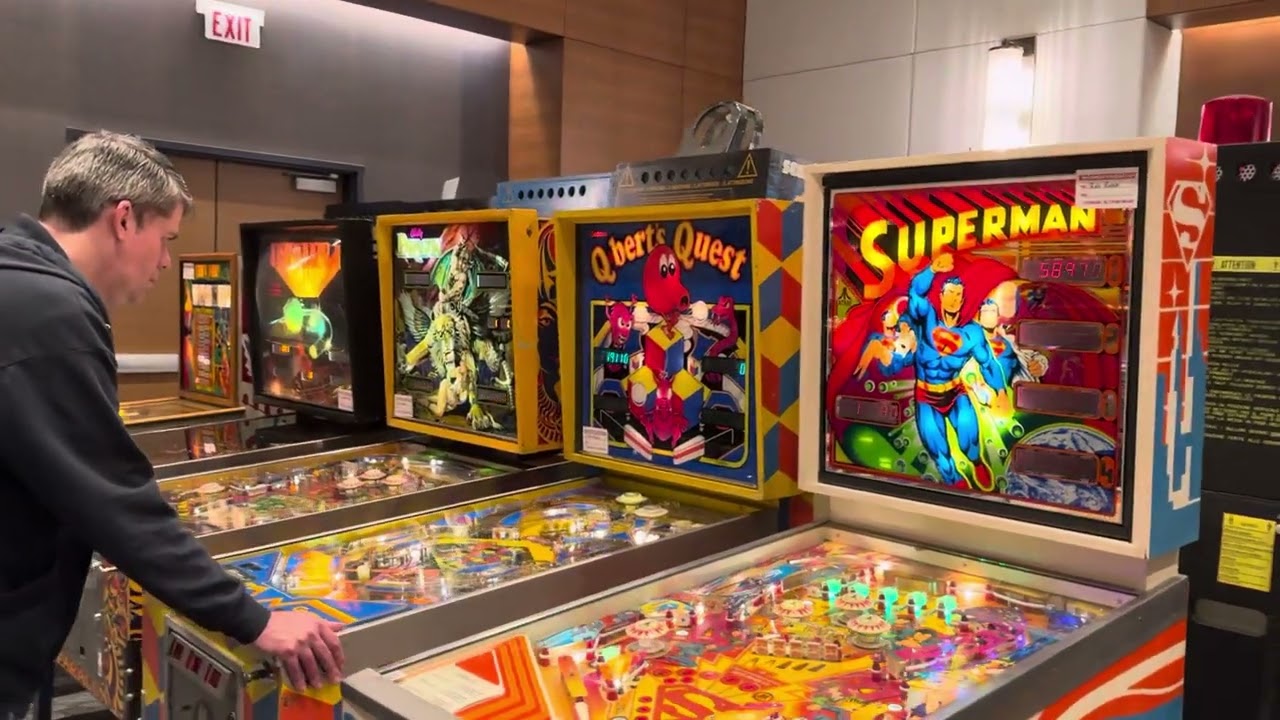 Free Play Zone at Pinball Expo 40 (2024)