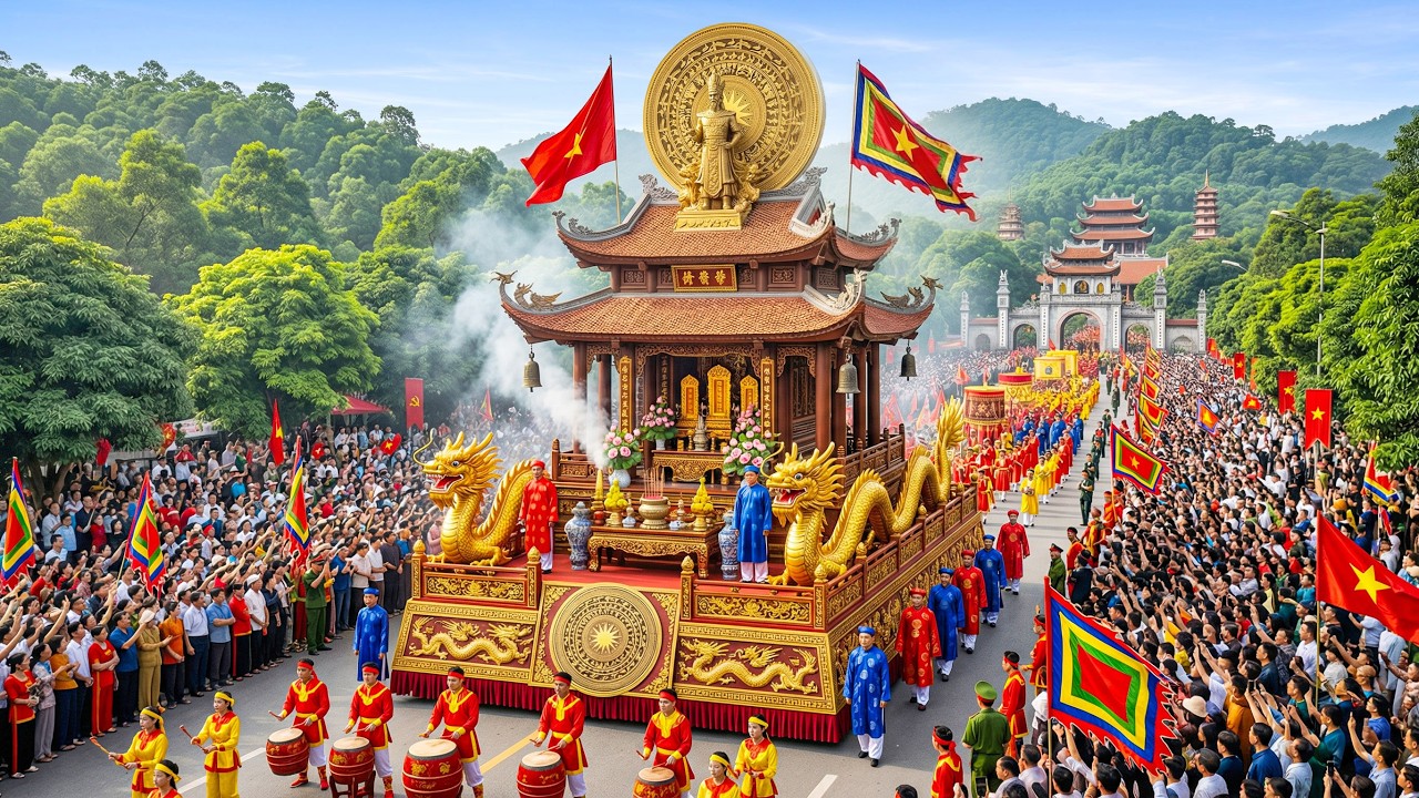 🏯 Гранд-фестиваль Хунг Вуонг 2026 | Крупнейшее вьетнамское празднование памяти предков 🇻🇳🔥