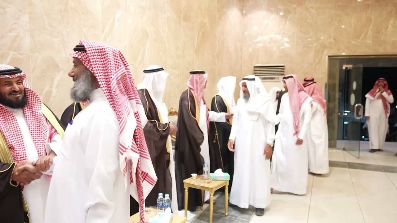 الاستقبال في حفل زواج الشاب أحمد سعيد البنوي