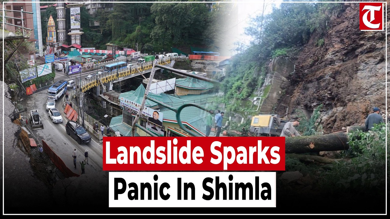 Landslide Near Congress Office Sparks Concern in Shimla