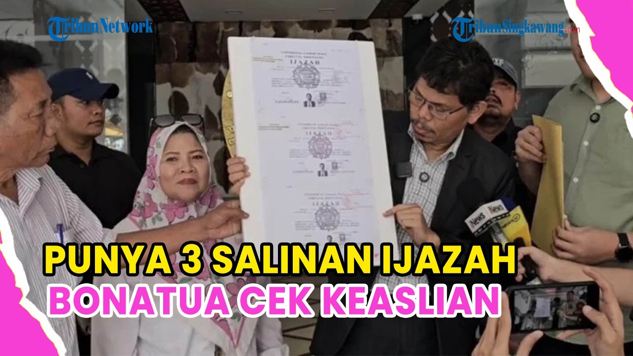 🔺PUNYA 3 SALINAN IJAZAH JOKOWI, BONATUA BANDINGKAN DAN CEK SEMUA KEASLIANNYA❗