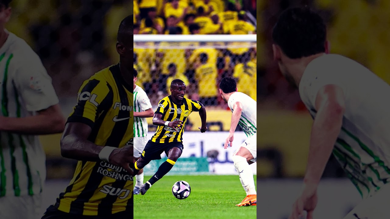Al-Ittihad and Al-Gharafa clash for qualification in the AFC Champions League. #football #AlIttih...