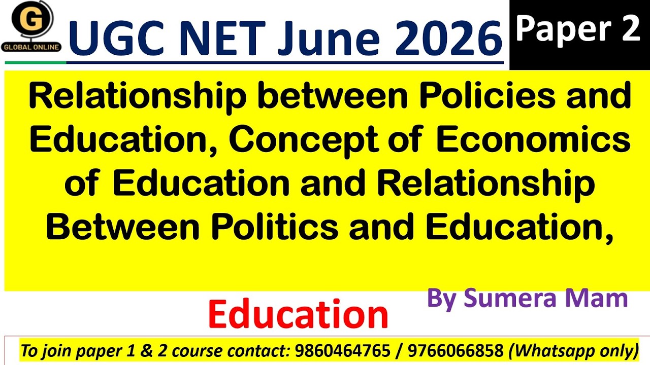 Relationship between Policies and Education and Linkage between Educational Policy for June 2026