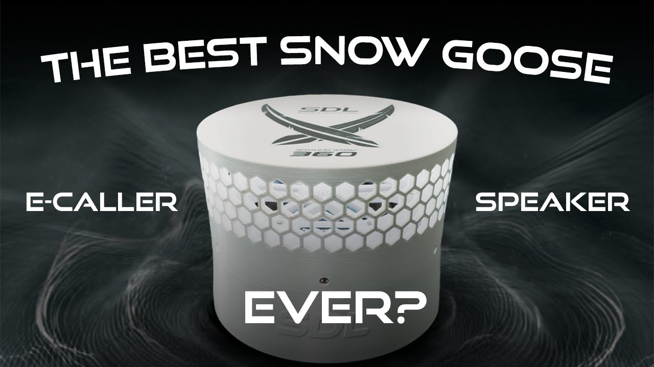 The Best Snow Goose E-Caller Speaker Ever? The Snows Down Low Ground Work 360
