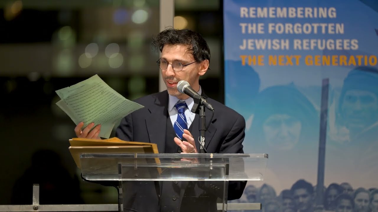 Jason Guberman @ WJC & ASF's Remembering The Forgotten Jewish Refugees: The Next Generation