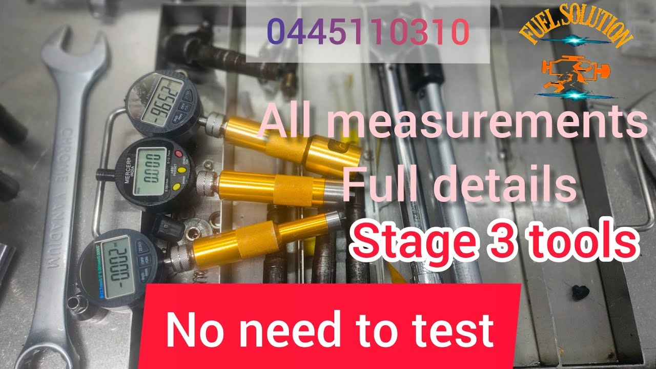0445110310 | BOSCH COMMON RAIL CRI INJECTOR DISASSEMBLING/ASSEMBLING PROCEDURE | Fuel Solution