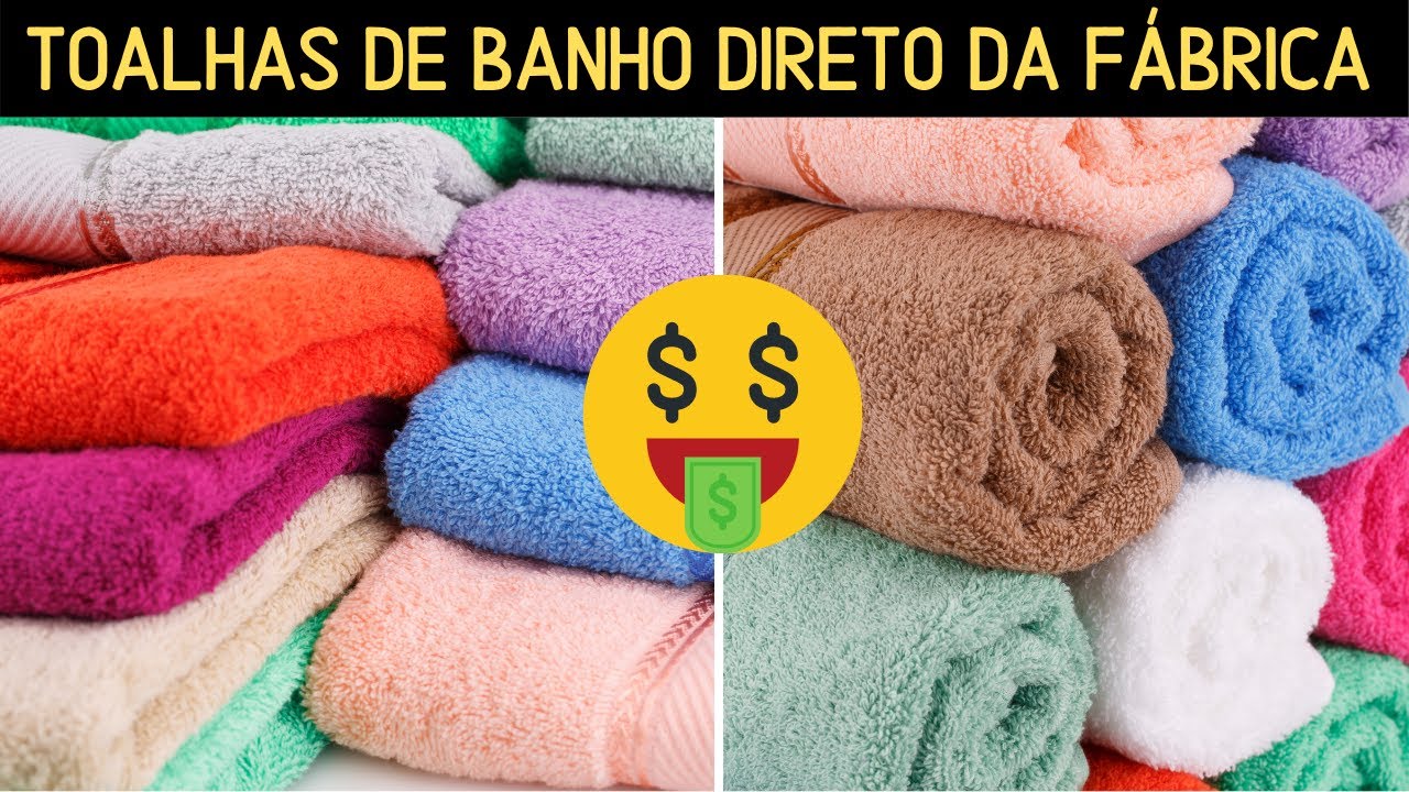Toalhas de banho no atacado direto da fábrica