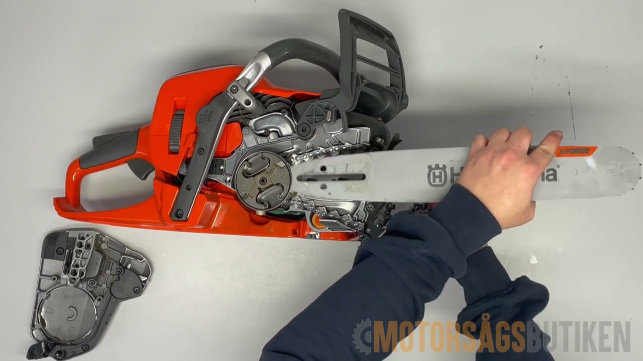 Så byter du kedja på din Husqvarna motorsåg