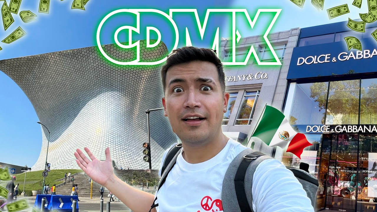 CHILENO CONOCIENDO EL BARRIO MAS LUJOSOS DE TODA CIUDAD DE MEXICO 🇲🇽