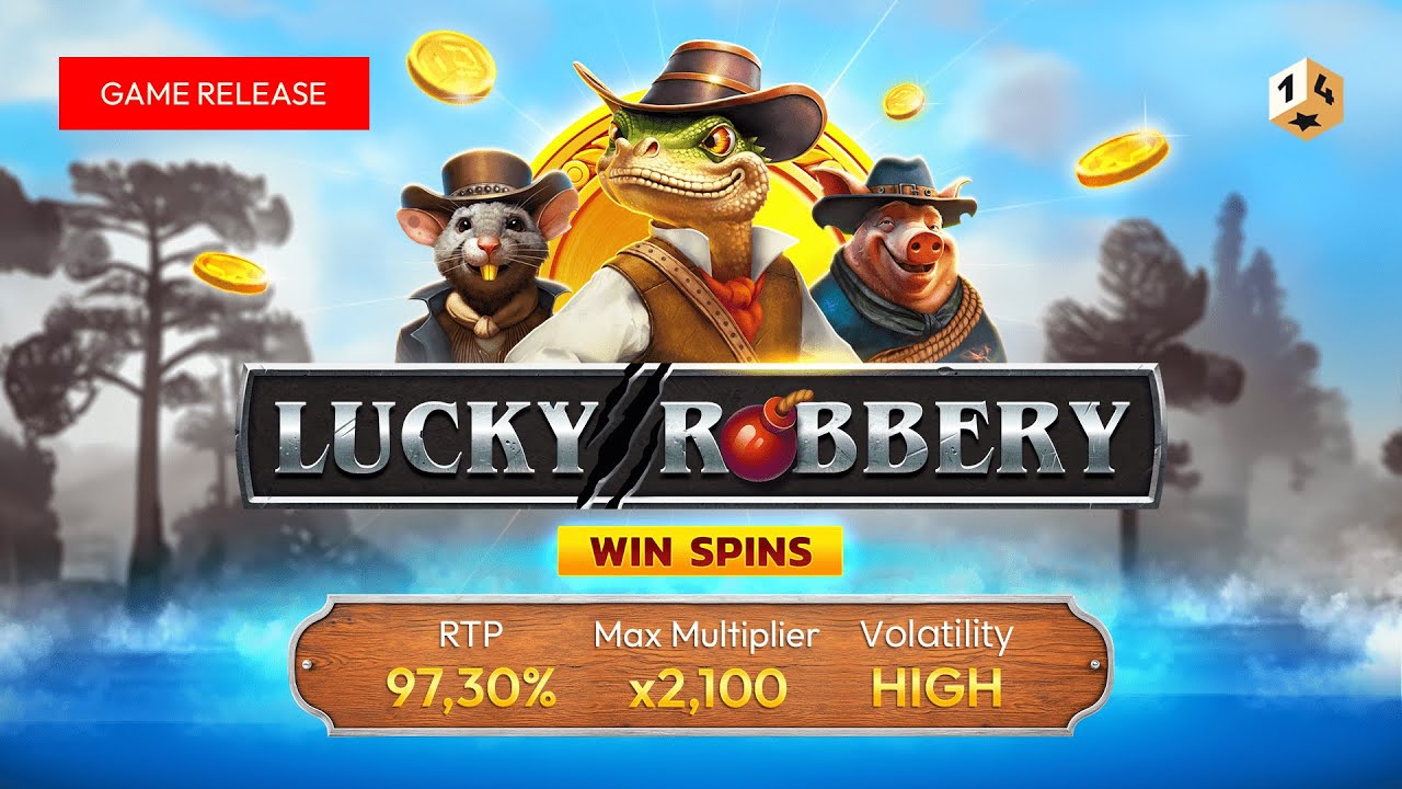 Lucky Robbery Win Spins by 1spin4win | Slot Demo Gameplay & Bonus Feature