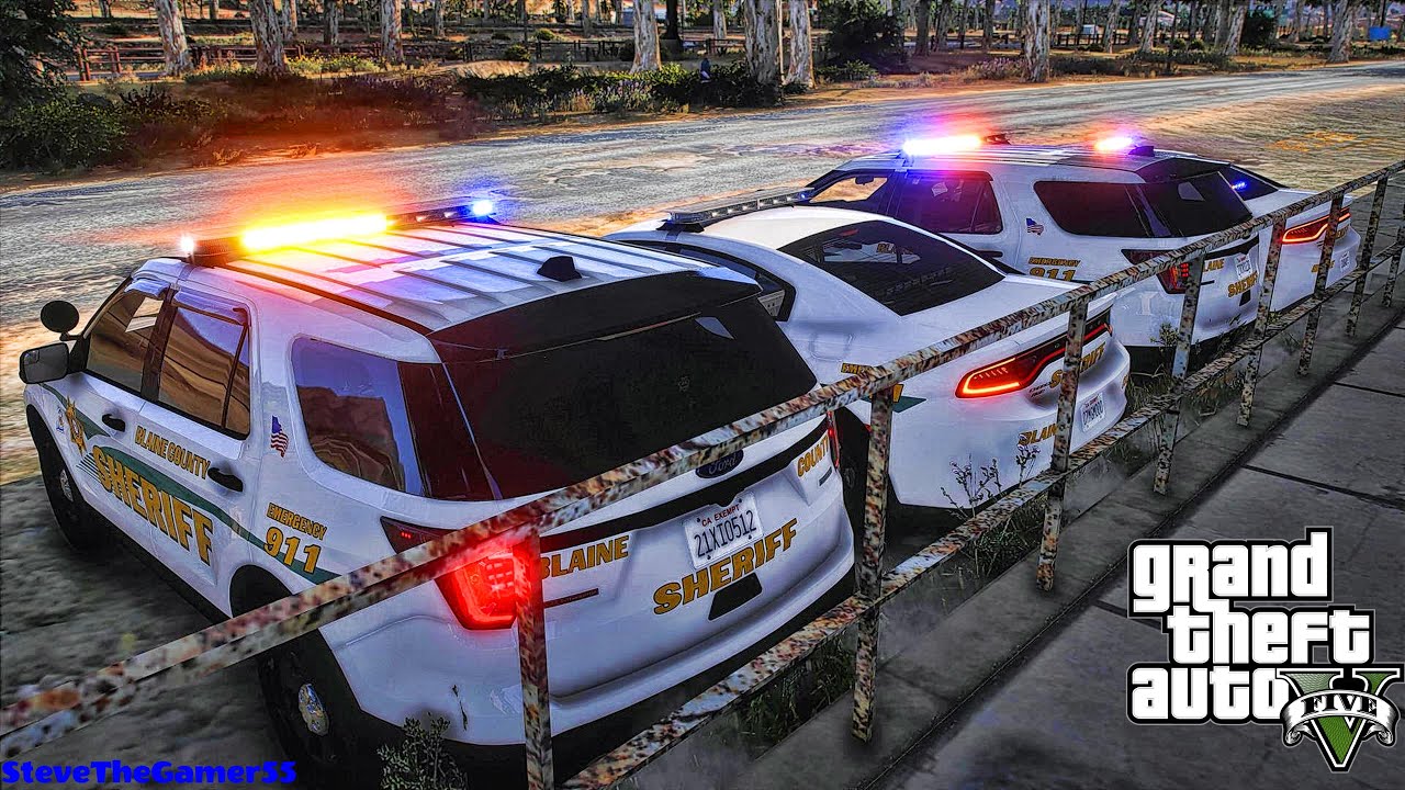 GTA 5 Sheriff Monday Patrol | GTA 5 Mod Lspdfr|| #lspdfr #stevethegamer55