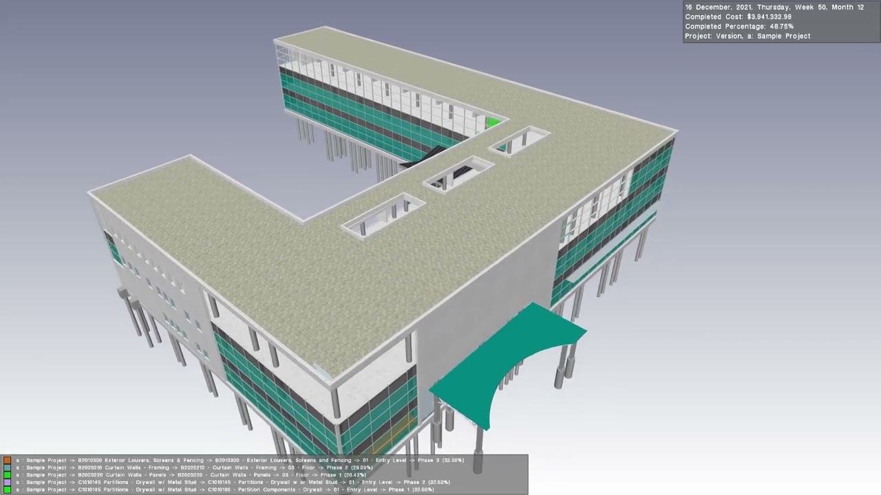 BIM 4D Simulation and 5D Cost Estimation - Virtual Building Studio